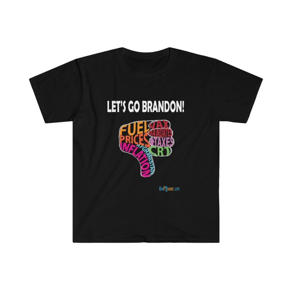 Printify T-Shirt Black / S Brandon Thumbs Down