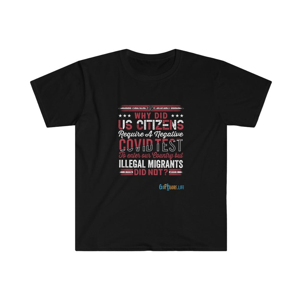 Printify T-Shirt Black / S COVID Hypocrites