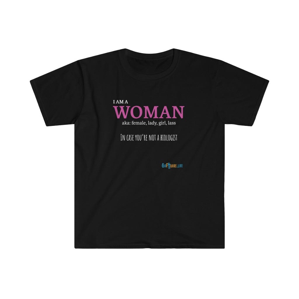 Printify T-Shirt Black / S I am a Woman - simple