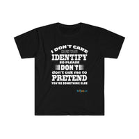 Thumbnail for Printify T-Shirt Black / S I don't care