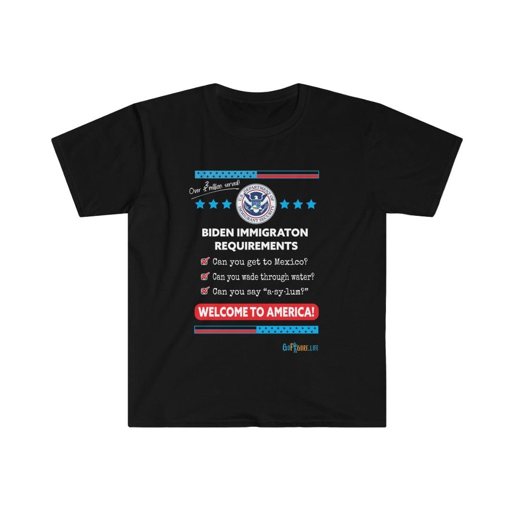 Printify T-Shirt Black / S Immigration Requirements
