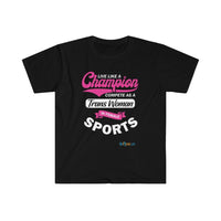 Thumbnail for Printify T-Shirt Black / S Live Like a Champion 2