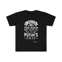Thumbnail for Printify T-Shirt Black / S Putin's Fault