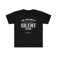 Thumbnail for Printify T-Shirt Black / S Silent No More
