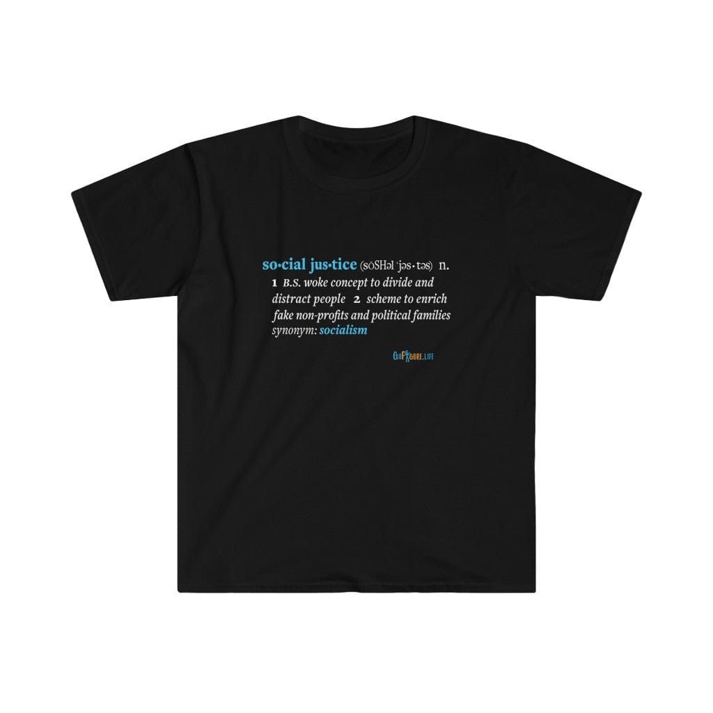 Printify T-Shirt Black / S Social Justice