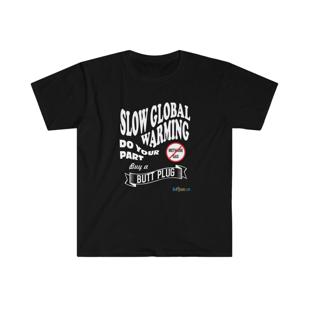 Printify T-Shirt Black / S Stop Global Warming