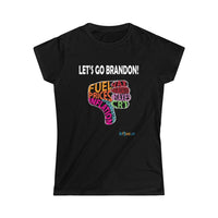 Thumbnail for Printify T-Shirt Black / S Women's -Brandon Thumbs Down