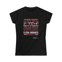 Thumbnail for Printify T-Shirt Black / S Women's - COVID Hypocrites