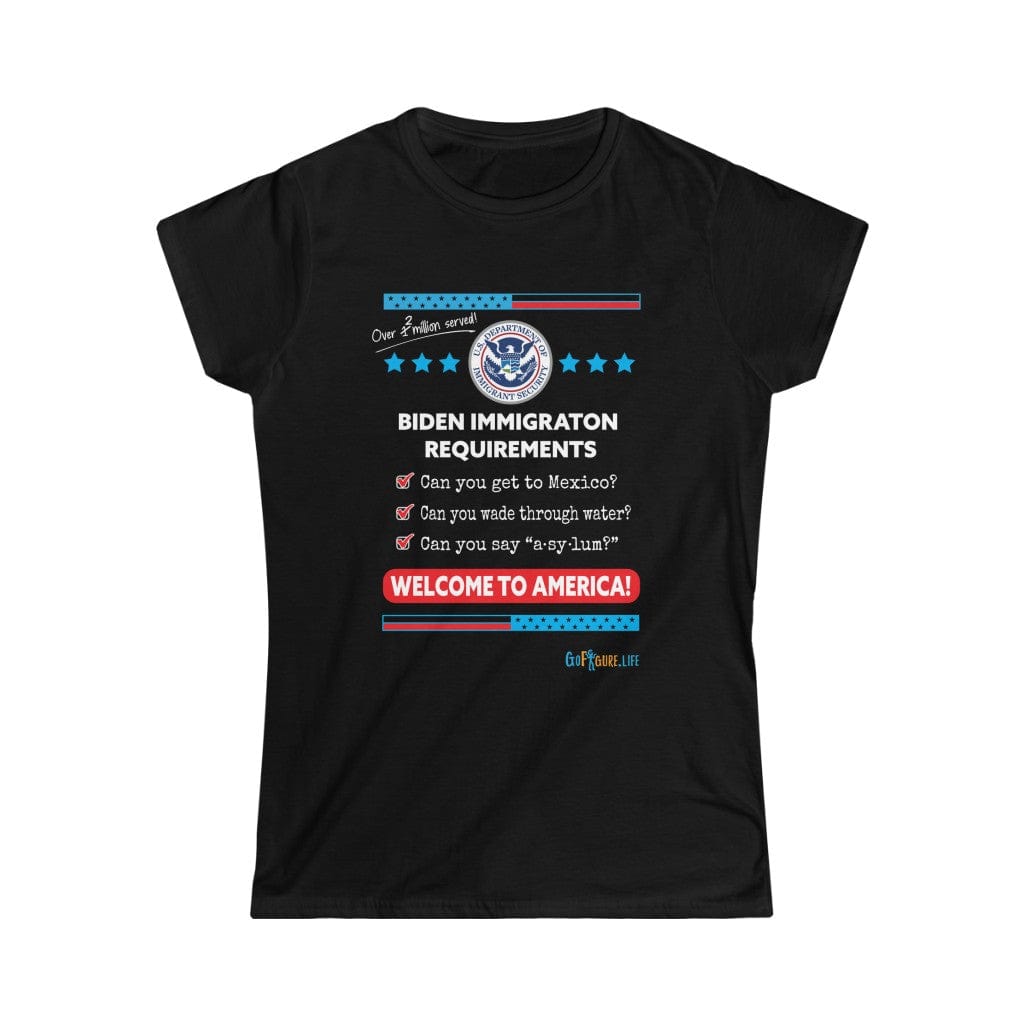 Printify T-Shirt Black / S Women's - Immigration Requirements