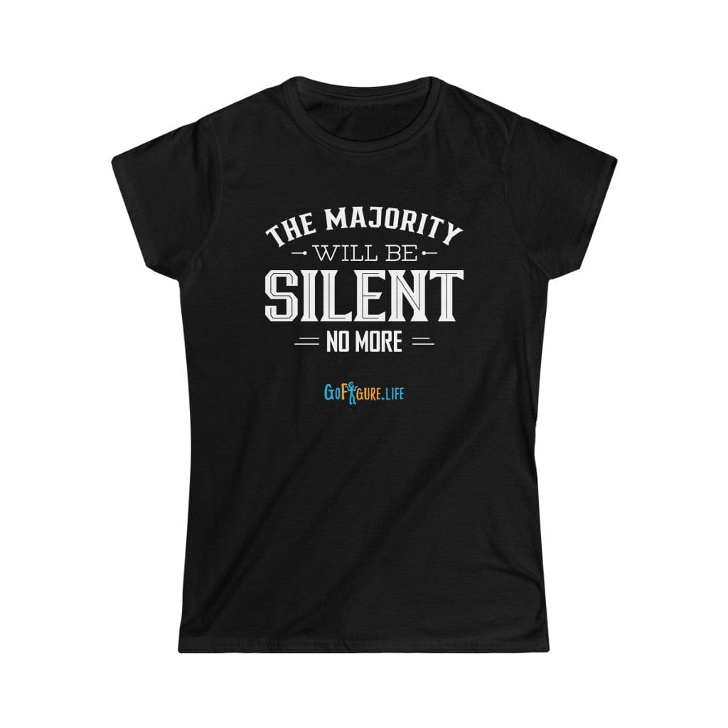 Printify T-Shirt Black / S Women's - Silent No More