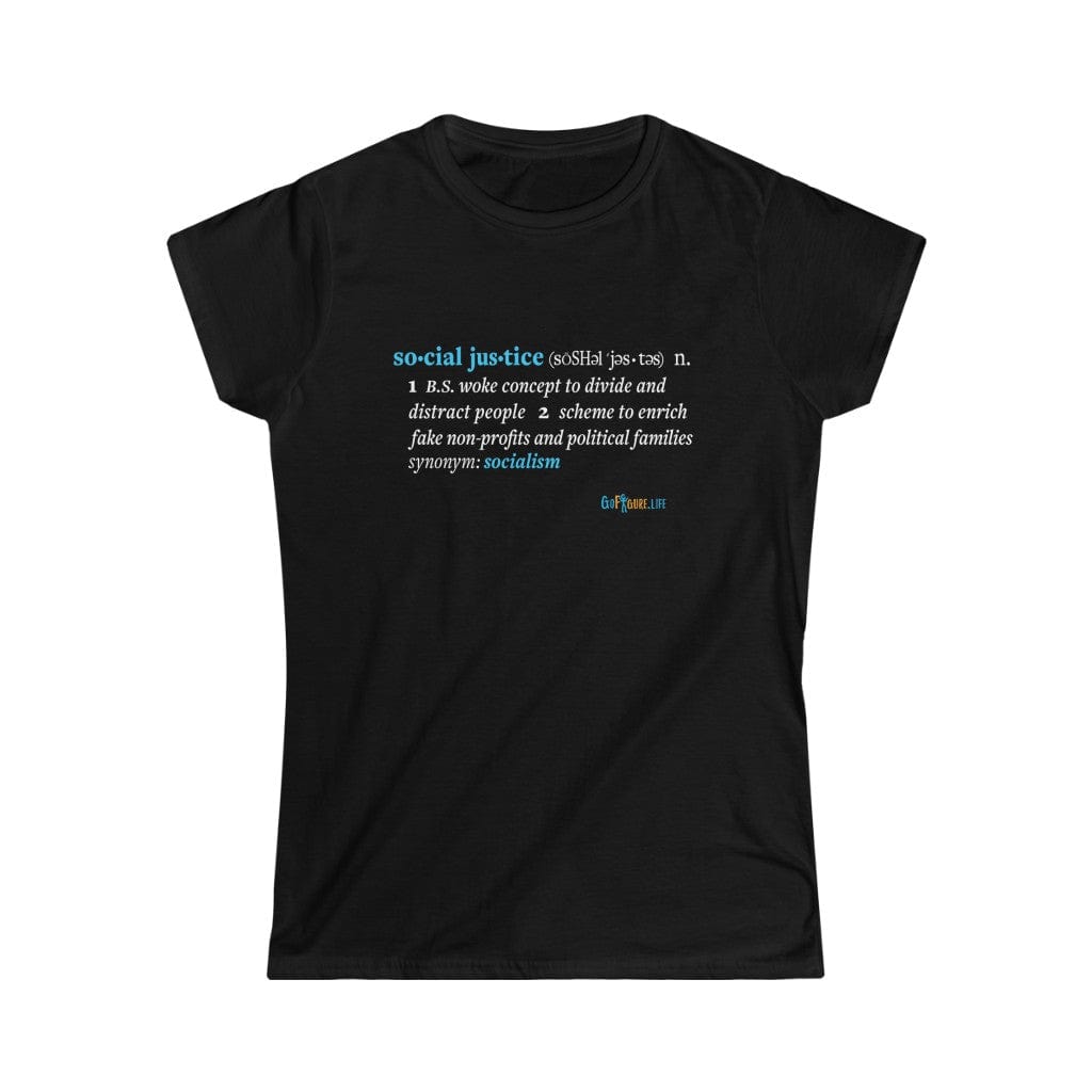 Printify T-Shirt Black / S Women's - Social Justice