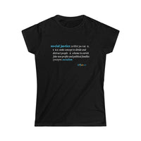 Thumbnail for Printify T-Shirt Black / S Women's - Social Justice