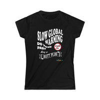 Thumbnail for Printify T-Shirt Black / S Women's - Stop Global Warming