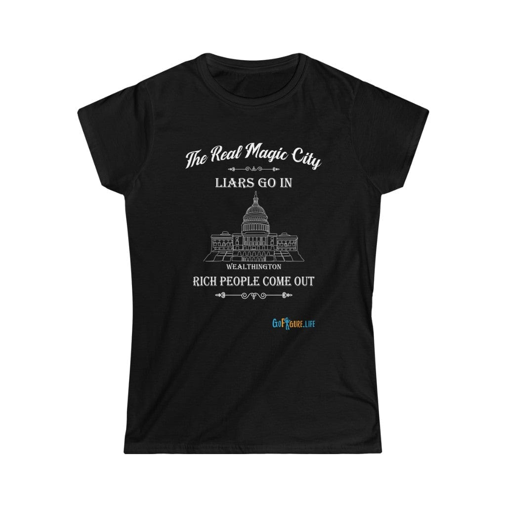 Printify T-Shirt Black / S Women's - The Real Magic City