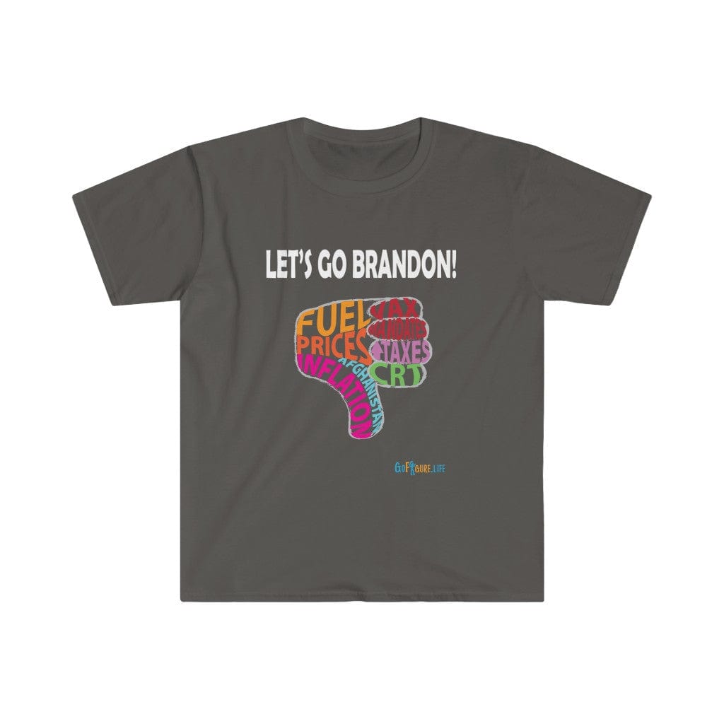 Printify T-Shirt Charcoal / S Brandon Thumbs Down