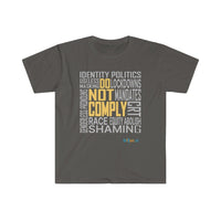 Thumbnail for Printify T-Shirt Charcoal / S Do Not Comply