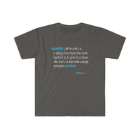 Thumbnail for Printify T-Shirt Charcoal / S Equity Defined