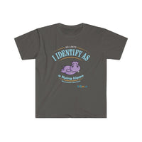 Thumbnail for Printify T-Shirt Charcoal / S Identify as a flying Hippo!