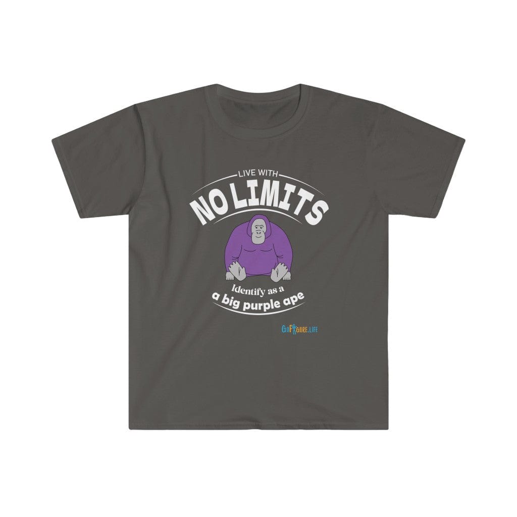 Printify T-Shirt Charcoal / S Identify Purple Ape