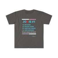 Thumbnail for Printify T-Shirt Charcoal / S Joe is #1
