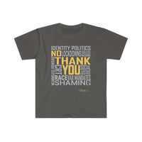 Thumbnail for Printify T-Shirt Charcoal / S No Thank You