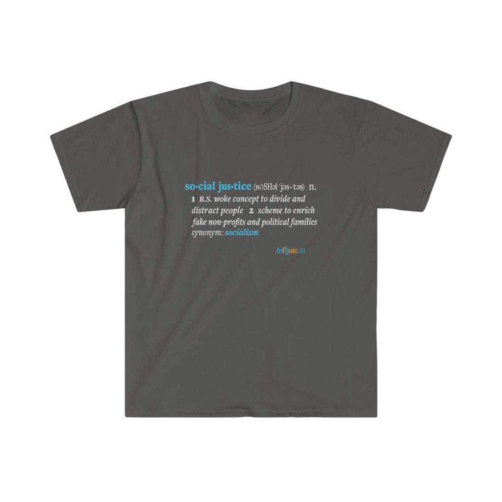 Printify T-Shirt Charcoal / S Social Justice