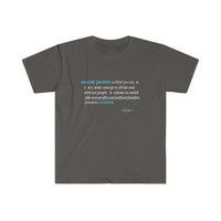 Thumbnail for Printify T-Shirt Charcoal / S Social Justice