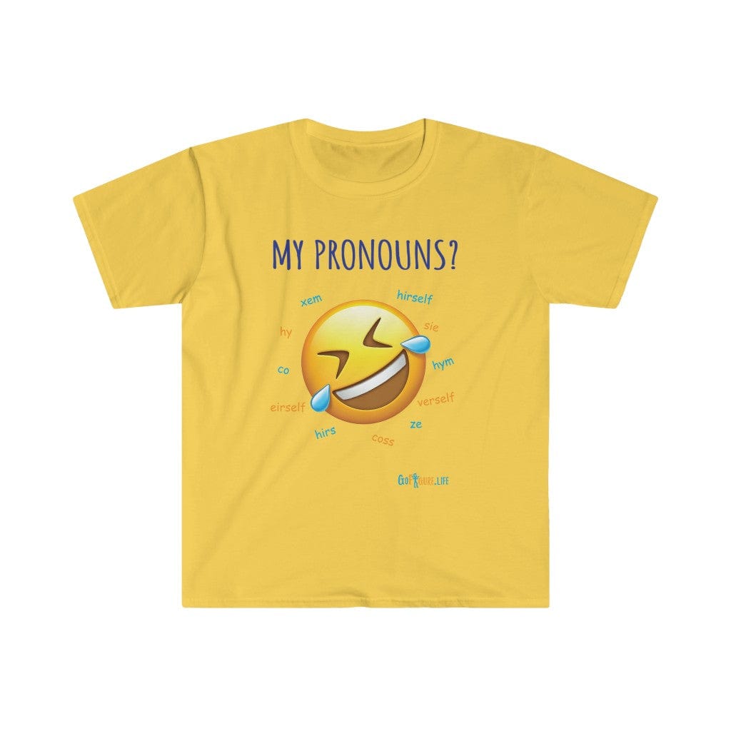 Printify T-Shirt Daisy / S Pronouns are Funny