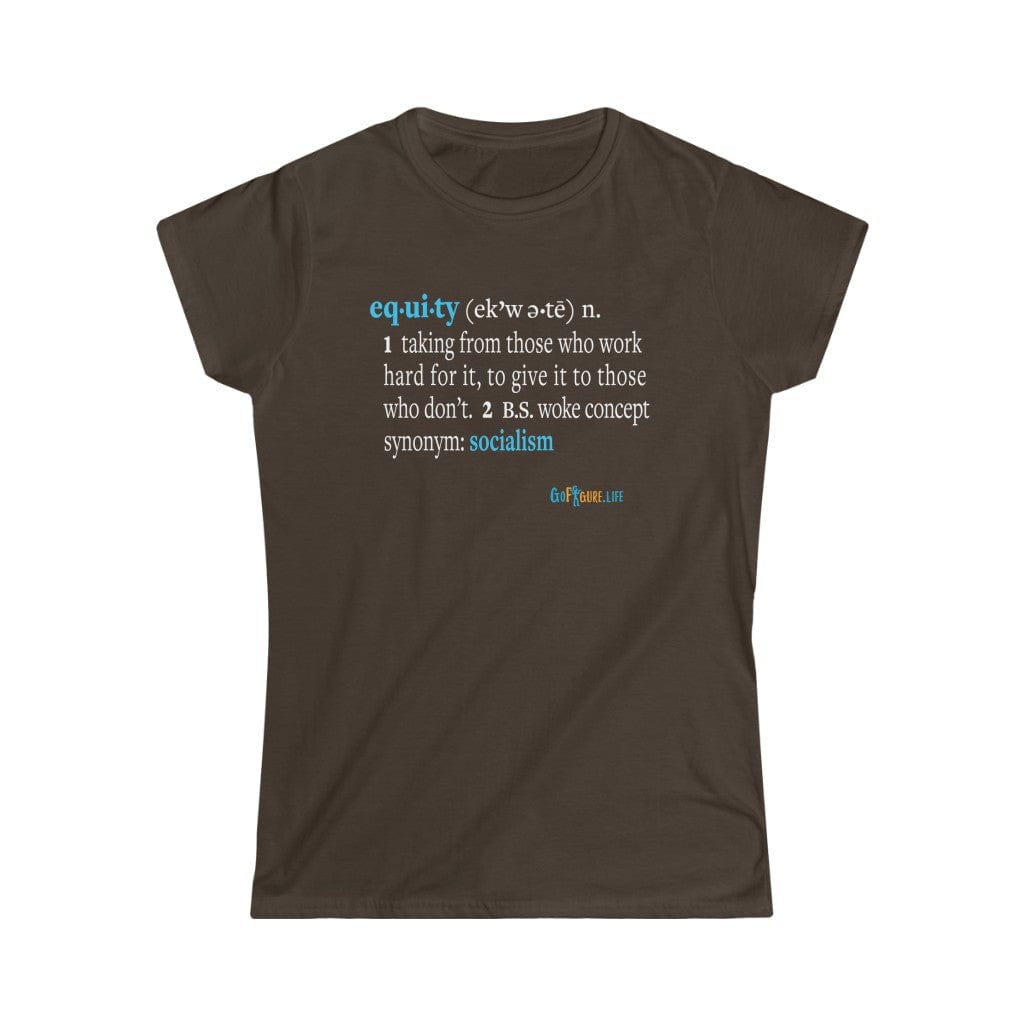 Printify T-Shirt Dark Chocolate / XL Women's -Equity Defined