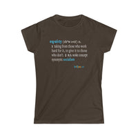 Thumbnail for Printify T-Shirt Dark Chocolate / XL Women's -Equity Defined
