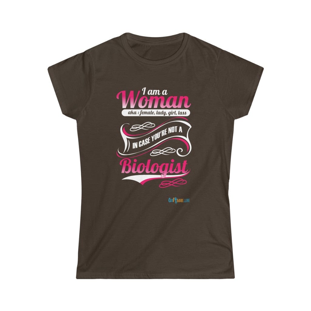 Printify T-Shirt Dark Chocolate / XL Women's - I am a Woman - fancy