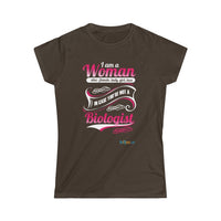 Thumbnail for Printify T-Shirt Dark Chocolate / XL Women's - I am a Woman - fancy