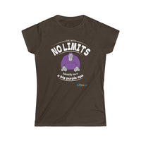 Thumbnail for Printify T-Shirt Dark Chocolate / XL Women's - Identify as a Purple Ape