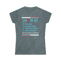 Thumbnail for Printify T-Shirt Dark Heather / S Joe is #1