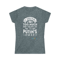Thumbnail for Printify T-Shirt Dark Heather / S Putin's Fault