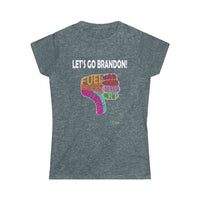 Thumbnail for Printify T-Shirt Dark Heather / S Women's -Brandon Thumbs Down