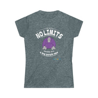 Thumbnail for Printify T-Shirt Dark Heather / S Women's - Identify as a Purple Ape