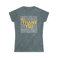Thumbnail for Printify T-Shirt Dark Heather / S Women's - No Thank You