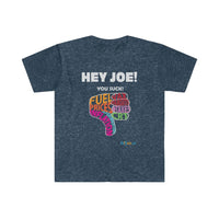 Thumbnail for Printify T-Shirt Heather Navy / L Hey Joe You Suck!