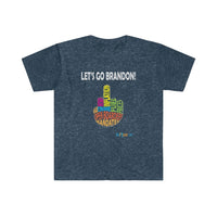 Thumbnail for Printify T-Shirt Heather Navy / S Let’s go Brandon!