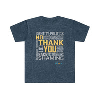 Thumbnail for Printify T-Shirt Heather Navy / S No Thank You
