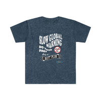 Thumbnail for Printify T-Shirt Heather Navy / S Stop Global Warming