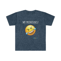 Thumbnail for Printify T-Shirt Heather Navy / S What Pronouns?