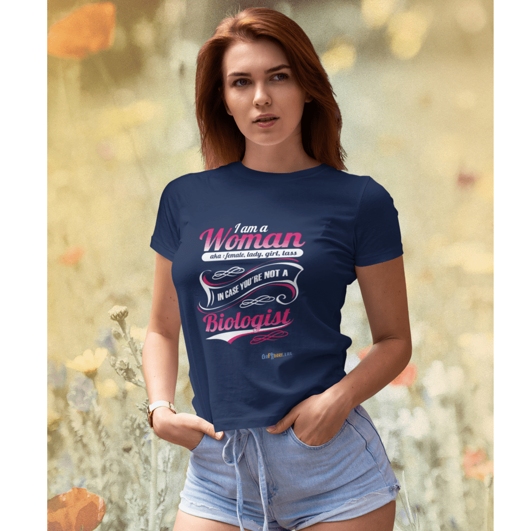 Printify T-Shirt I am a Woman - fancy