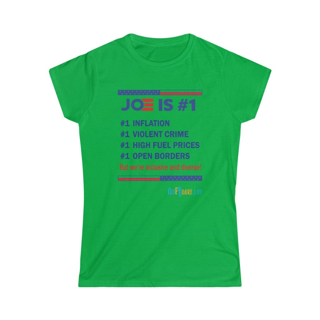 Printify T-Shirt Irish Green / L Joe is #1