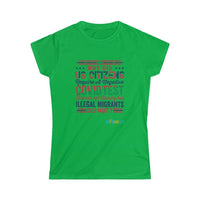 Thumbnail for Printify T-Shirt Irish Green / L Women's - COVID Hypocrites