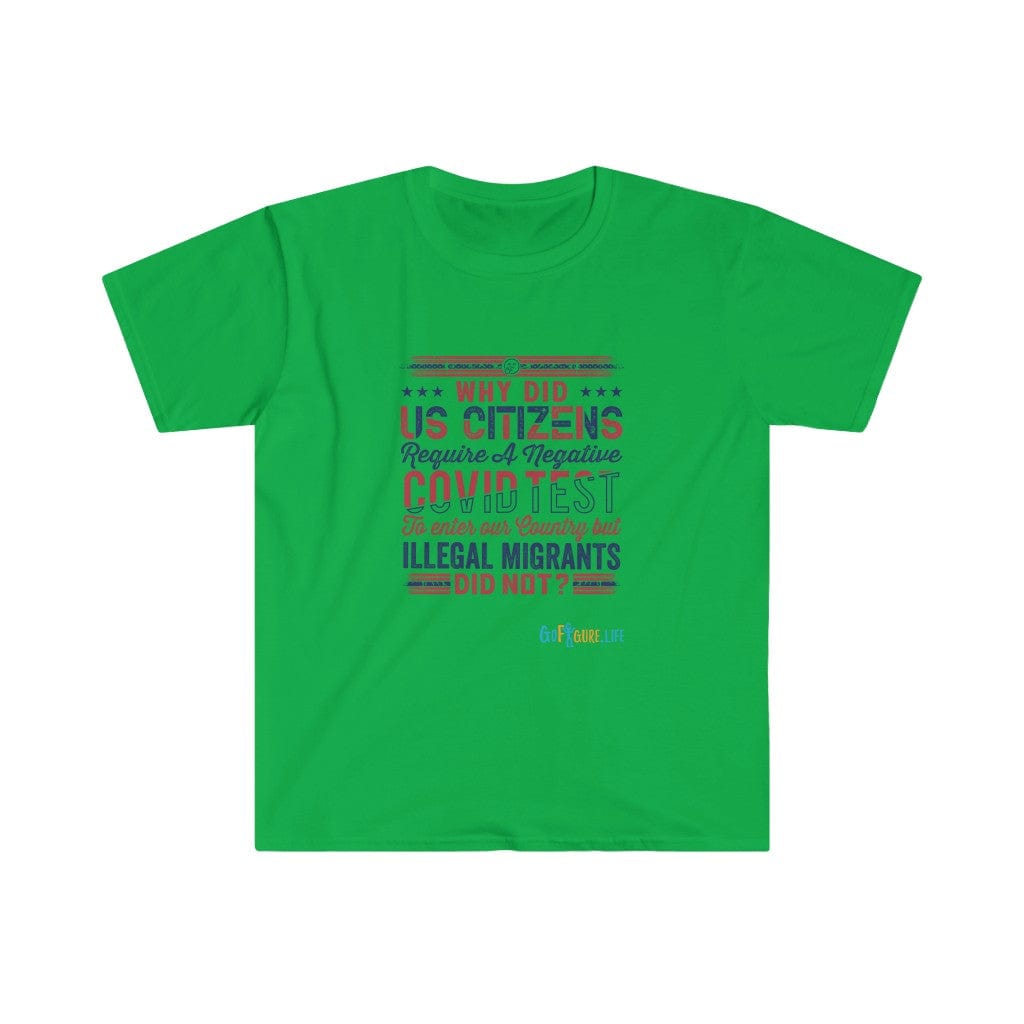 Printify T-Shirt Irish Green / S COVID Hypocrites