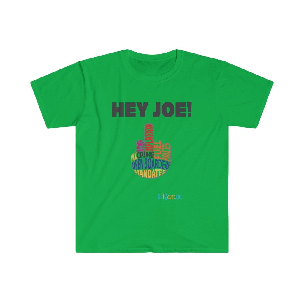 Printify T-Shirt Irish Green / S Hey Joe Middle Finger