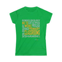 Thumbnail for Printify T-Shirt Irish Green / S No Woke Classrooms