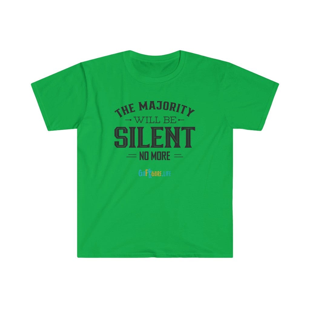 Printify T-Shirt Irish Green / S Silent No More